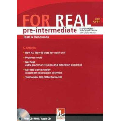 For Real Pre Intermediate A2-B1 Test and Resources + CD Rom