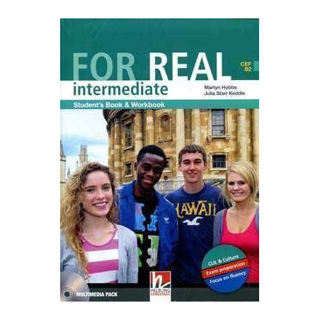 For Real B2 Intermediate Student ' s + Workbook + Cd Rom