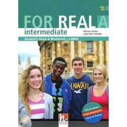 For Real Intermediate A , B2 Student´s +Workbook + Links