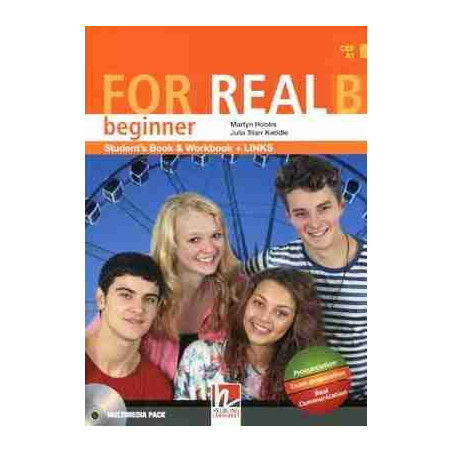 For Real Beginer B , A1 Alumno + Worbook + CD audio