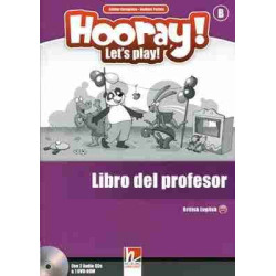 Hooray Let Play B Profesor + cd audio (2) + dvd rom