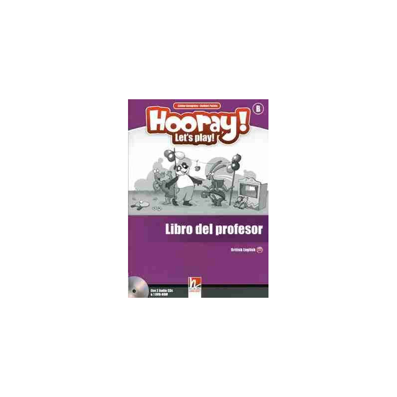 Hooray Let Play B Profesor + cd audio (2) + dvd rom