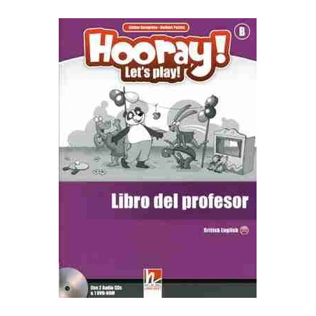 Hooray Let Play B Profesor + cd audio (2) + dvd rom