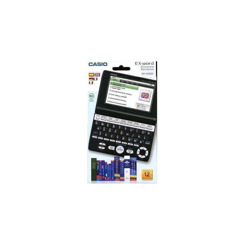 Diccionario Electronico Casio EW S4000C Ingles Español EBook