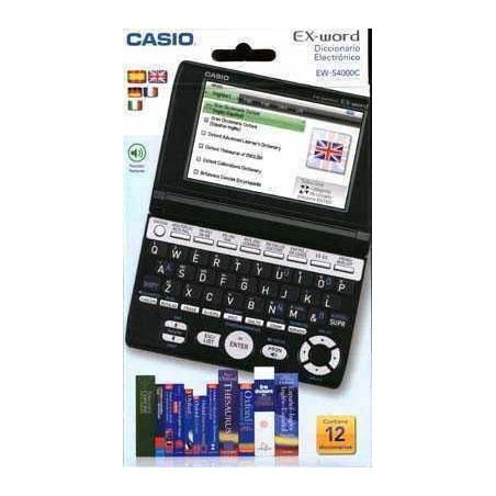 Diccionario Electronico Casio EW S4000C Ingles Español EBook