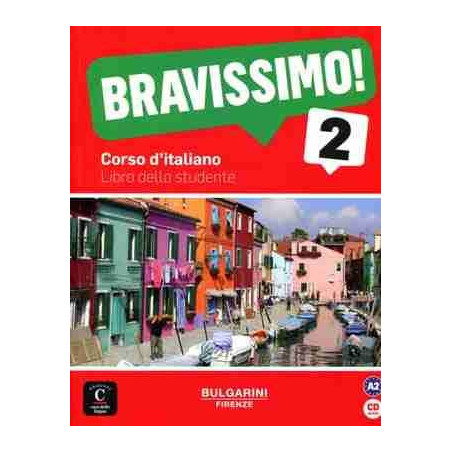 Bravissimo 2,A2 libro dello studente + cd audio