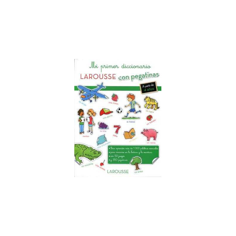 Mi primer diccionario larousse con pegatinas