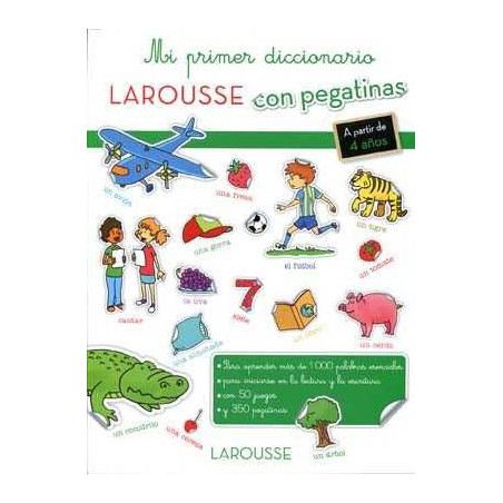 Mi primer diccionario larousse con pegatinas