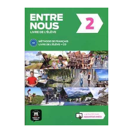 Entre Nous 2 eleve + Cd  Cahier Non Inclus