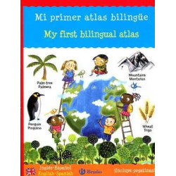 My First Bilingual Atlas English -Spanish vv + pegatinas