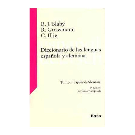 Diccionario de las Lenguas Español Aleman T1 5º ed