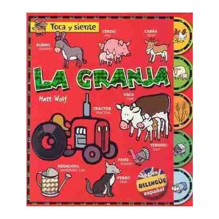 Toca y Siente : La Granja Español Ingles