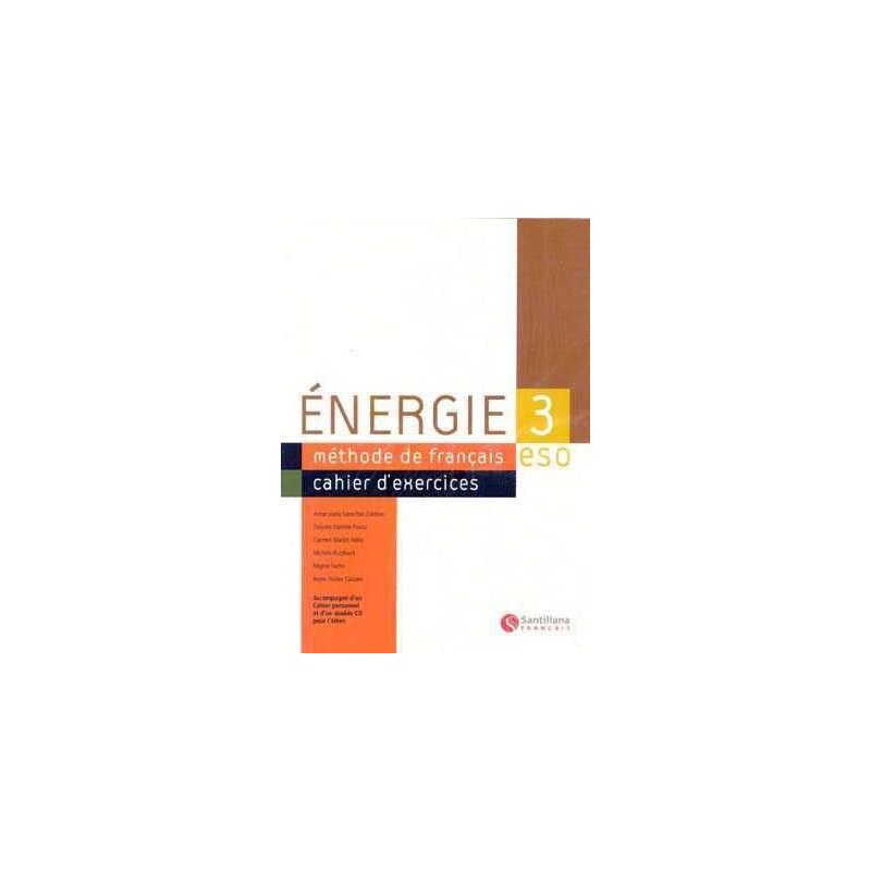 Energie 3 ejercicios + ejercicios personales + cd audio