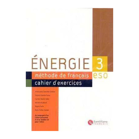 Energie 3 ejercicios + ejercicios personales + cd audio