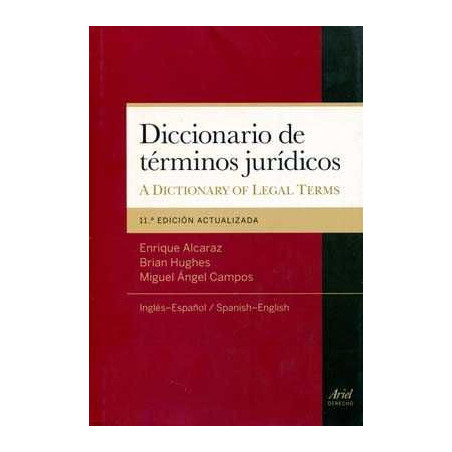 Diccionario de Terminos Juridicos ingles español  Ed 2012