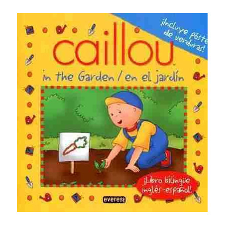 Caillou In the Garden Ingles - Español