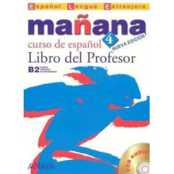 Mañana 4 B2 Español profesor + cd audio n/e