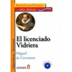 Licenciado Vidriera nivel inicial + cd audio