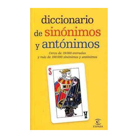 Diccionario Sinonimos y Antonimos n/e