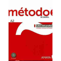 Metodo de Español 2 A2 profesor + cd audio