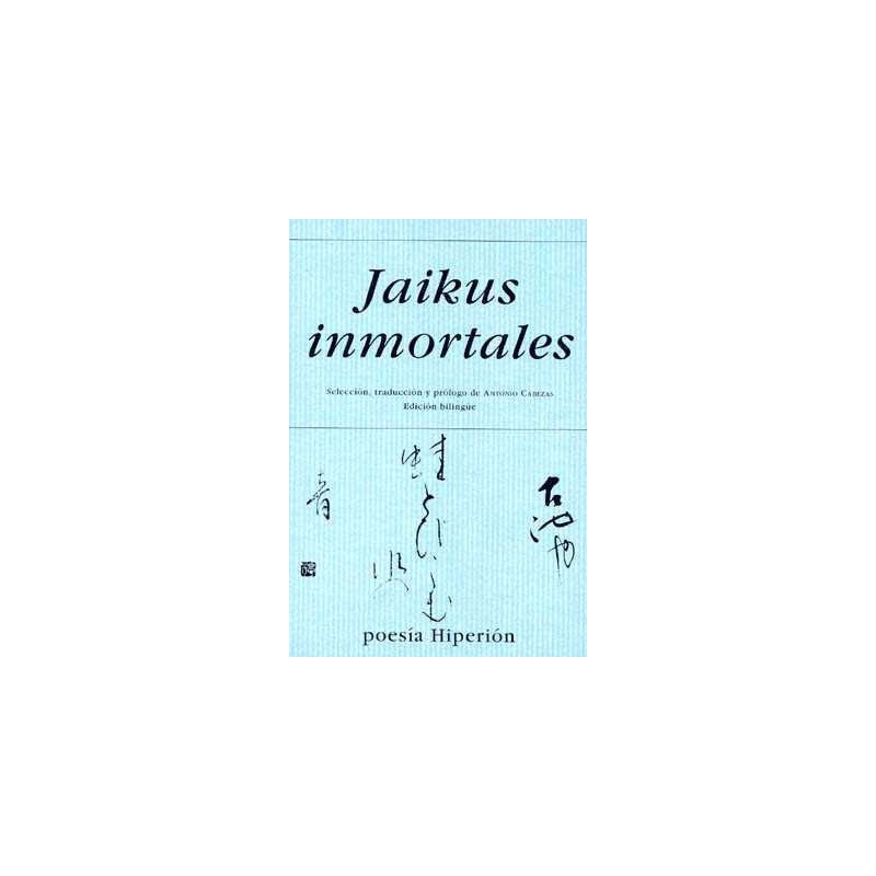 Jaikus Inmortales Japones Español Bilingue