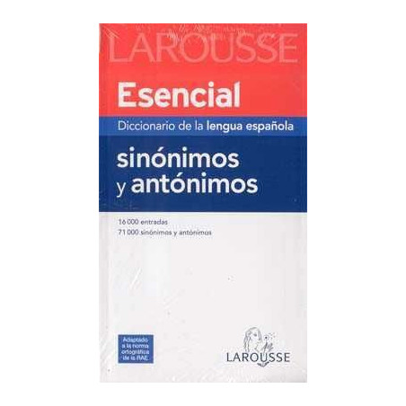 Diccionario Esencial Sinonimos y Antonimos