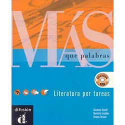 Mas que Palabras (B2-C1) literatura por Tareas + cd audio