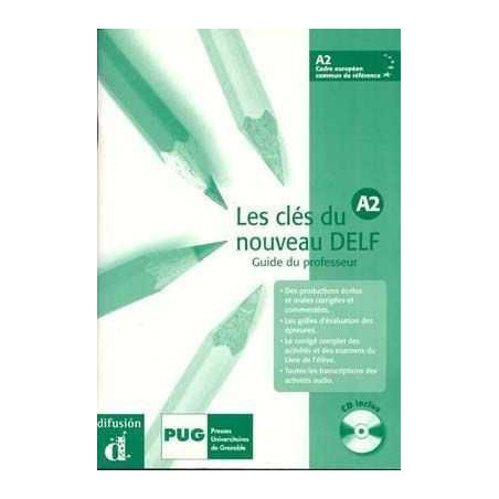 Cles du Nouveau DELF A2 profesor + cd audio