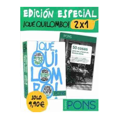 Que Quilombo ! 2x1 Español - Argemtino Edicion Especial