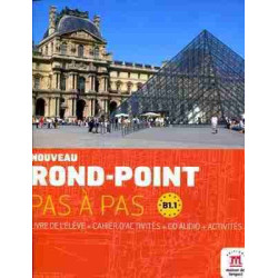 Nouveau Rond Point Pas à Pas B1.1 eleve+cahier+ cd audio