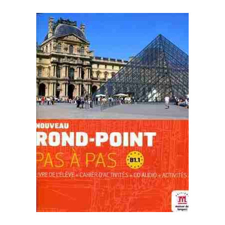 Nouveau Rond Point Pas à Pas B1.1 eleve+cahier+ cd audio