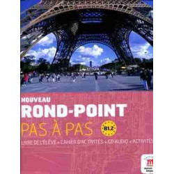 Nouveau Rond Point Pas à Pas B1.2 eleve+cahier+ cd audio