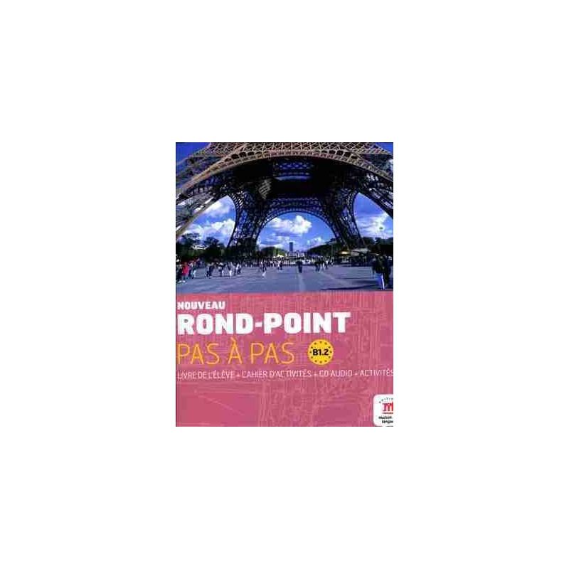 Nouveau Rond Point Pas à Pas B1.2 eleve+cahier+ cd audio