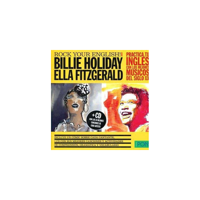 Rock Your English! Billie Holiday, Ella Ftizgerald. Libro + Cd.