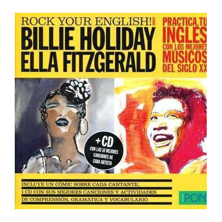 Rock Your English! Billie Holiday, Ella Ftizgerald. Libro + Cd.