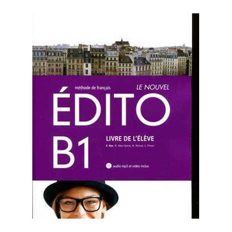 Nouvel Edito B1 livre + Cd + Dvd 2016