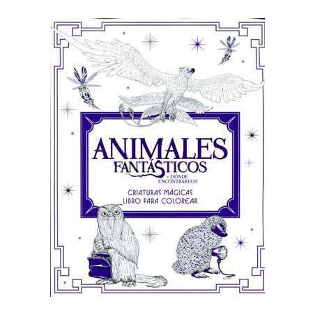 Animales Fantasticos Libro Colorear