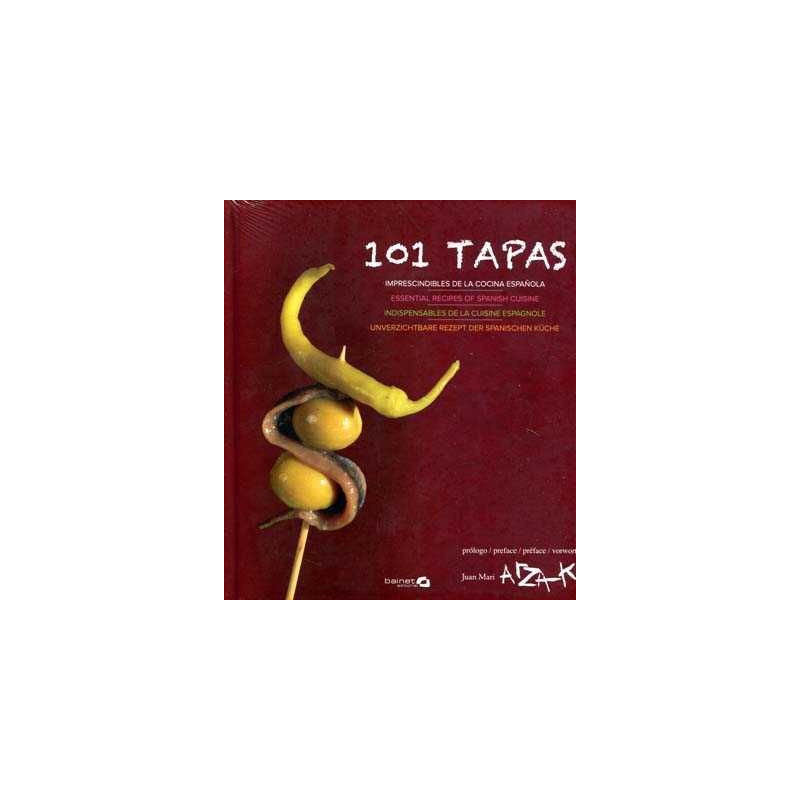 101 Tapas HB  Imprescindibles de la cocina española ( 4 idiomas)