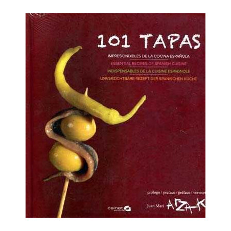 101 Tapas HB  Imprescindibles de la cocina española ( 4 idiomas)