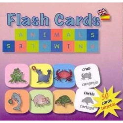 Flash Cards Animales Ingles Español (50 tarjetas)