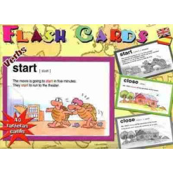 Flash Cards Verbs Ingles Español (40 tarjetas)