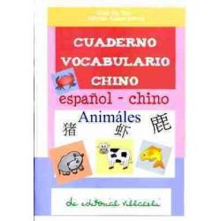 Cuaderno Vocabulario Animales Chino Español