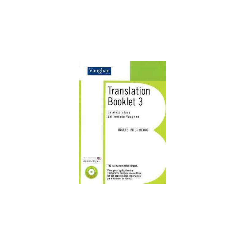 Translation Booklet 3 + cd audio Nivel Intermedio