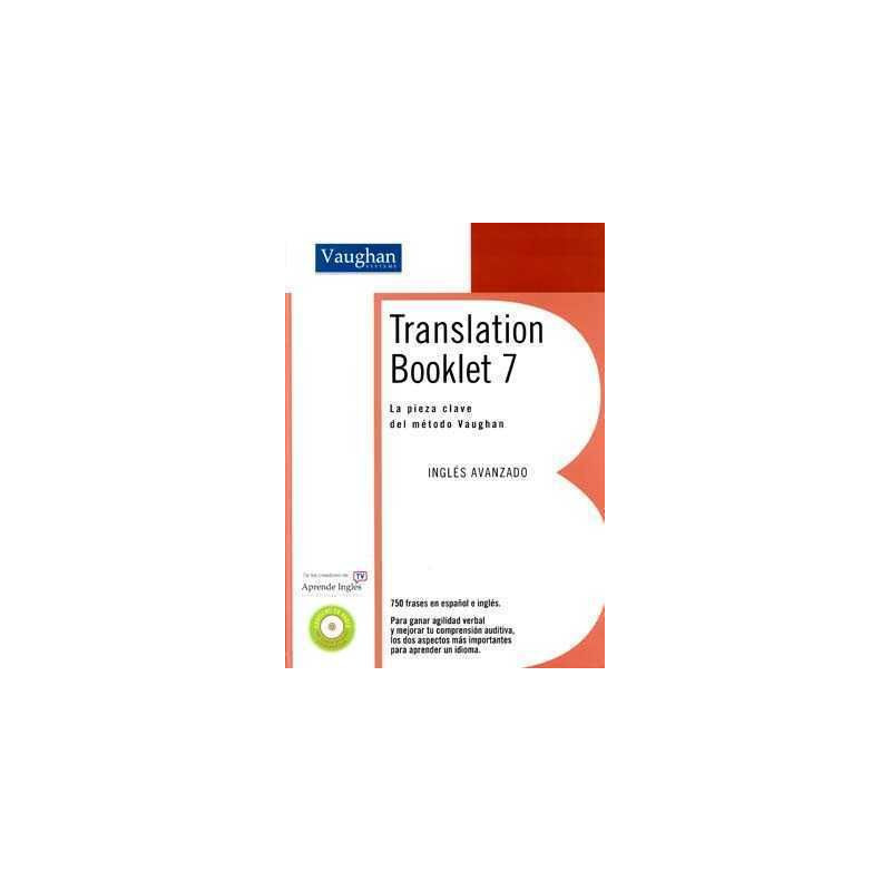 Translation Booklet 7 + cd audio Nivel Anzado