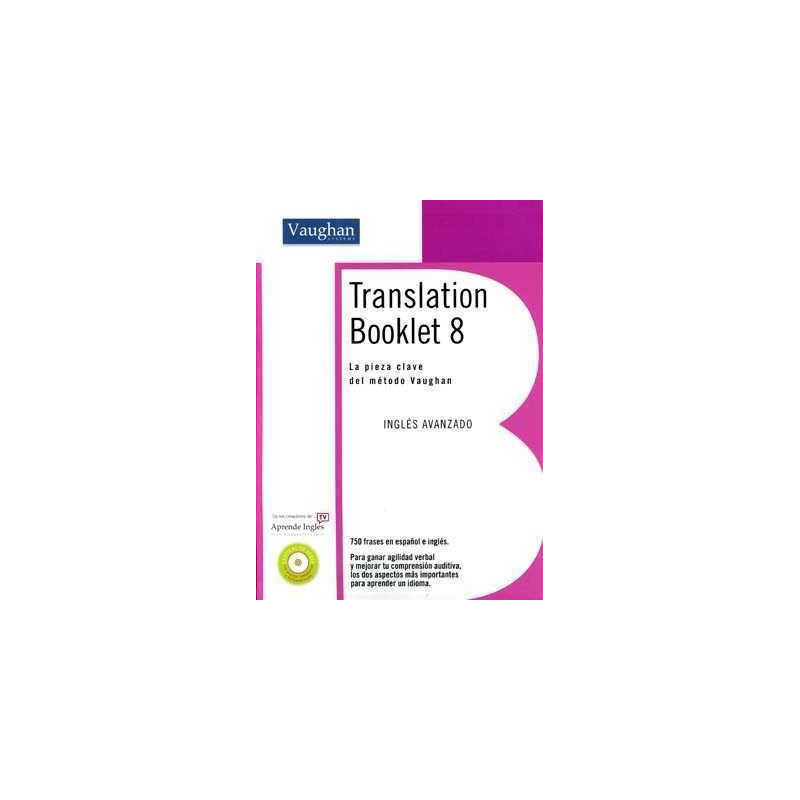 Translation Booklet 8 + cd audio Nivel Avanzado