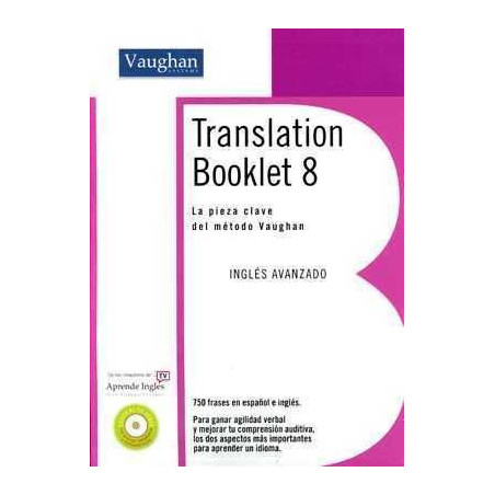 Translation Booklet 8 + cd audio Nivel Avanzado