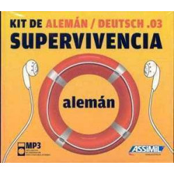 Aleman Cd MP3 Kit de Supervivvencia