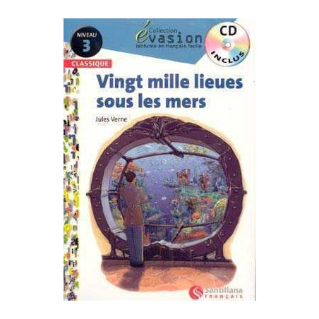 Vingt Mille Lieus Sous la Mer  + cd audio niveau 3