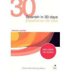 Español en 30 Dias libro + cd audio (Base inglesa)