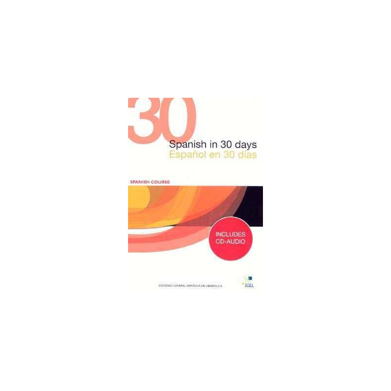 Español en 30 Dias libro + cd audio (Base inglesa)